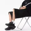 Marca de Moda Estilo Americano Pantalones Cortos de Secado Rápido para Hombre Otoño Malla Transpirable Diseño Deportivo Pantalones Sueltos Rectos de Playa