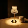 Abajur de Mesa Cristal Retrô Transfronteiriço, Luz Ambiente Luminosa de Alta Qualidade para Quarto e Mesa de Cabeceira, Luz Noturna de Luxo de Alta Gama, Ajustável