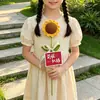 Ramo de Girasoles - Regalo del Máximo Anotador para Graduación de Preparatoria, Ramo de Mano para la Suerte en el Examen, Regalo de Graduación para Estudiantes de Primaria y Secundaria