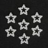 Patch de laço de pérola sintética ABS estrela de cinco pontas formato de coração material DIY feito à mão acessórios para cabelo acessórios para capa de celular
