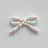 Lindos cordones estampados con lazo hueco, accesorios para hacer tú mismo, para sombreros, fundas de teléfono móvil, parches decorativos, crema con pegamento y agujeros para zapatos.