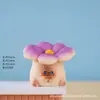 Decorações Criativas Fofas de Desenho Animado para Animais de Estimação Transfronteiriças Lótus Gato Siamês Caixa Surpresa Figurinhas Fofas Decoração de Mesa de Escritório Exibição