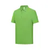 Camisa Polo de Color Sólido 10A Antibacterial de Barro de Algas Heladas Anti-Mosquitos Cuello Personalizado Manga Corta Ropa de Trabajo Transpirable Camisa Cultural Bordado