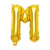 Balão de Letra Az Único 26 Versão Beauty Slim de 16 polegadas Balão Dourado de Filme de Alumínio Arranjo para Festa de Casamento Aniversário