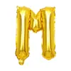 Globo de letra de cumpleaños de 16 pulgadas, imitación de globo de letra pequeña A-Z, venta al por mayor, decoración de cumpleaños transfronteriza, globo de letra