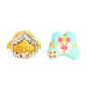 Pu Zuo Jiu no se decolora oro de Vietnam accesorios DIY mariposa de la suerte rana colgante con agujero pasante pulsera accesorios para collar