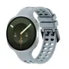 Aplicável para Samsung Galaxy Watch 9 Samsung Galaxy Watch 8/8 Classic Pulseira de Relógio de Silicone com Furos em Duas Fileiras