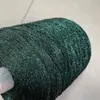 Fio Oco Fio de Ouro Seda Brilhante Bolsa de Lã Borda com Gancho Decoração Fio de Ouro Claro Material da Bolsa Tricô com Glitter