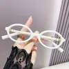 Gafas Retro con Estampado de Leopardo que Cambian de Color Populares en Internet Pequeñas Ovaladas Nerd Estilo Europeo y Americano para Rostro Pequeño con Alta Miopía para Mujeres