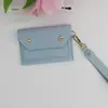 2020 Fabricante Mayorista Estilo Ins Coreano Porta Tarjetas Pequeño Billetera para Monedas Porta Tarjetas de Presentación Simple Billetera Pequeña para Estudiante