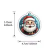 50 Pegatinas Navideñas Retro de Dibujos Animados para Decoración de Cuaderno, Guitarra, Decoración Impermeable DIY, Venta al por Mayor Transfronteriza