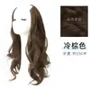 Peruca mulheres cabelos longos de uma peça cabelo artificial em forma de U volume de crescimento de cabelo fofo de onda grande cabelo encaracolado invisível peça de peruca sem costura