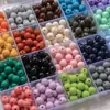 Cuentas Redondas Acrílicas de Color Sólido de 6-20 mm Moda Hecho a Mano Materiales para Joyería DIY Cuentas Sueltas Accesorios para Joyería