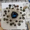 Broche alta qualidade nicho vazado alta qualidade corsage cravejado Shijia Crystal acessórios de pino para terno feminino casaco roupas