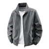Chaqueta Casual Simple Estilo Coreano 2025 Popular Primavera y Otoño Nueva Chaqueta de Trabajo para Hombre Ropa Exterior Deportes al Aire Libre Holgada