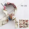 Bufanda de Seda Simulada Facetada para Primavera y Verano Bufanda Cuadrada Pequeña Bufanda Profesional de Azafata para Mujer Estilo Coreano Bufanda Decorativa Versátil para la Cabeza