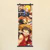 Pintura en aerosol HD caricatura one piece Luffy Sauron pintura colgante pintura decorativa para dormitorio póster de exposición de cómic pintura colgante