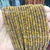 Cuentas de Ábaco de 2x4 mm Ágata Aventurina Ojo de Tigre Cuentas para Manualidades Joyería Cadena para Clavícula Pulsera Collar Accesorios