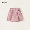 Pantalones para niñas Bangxuan, shorts con estampado de estrellas para niños pequeños, pantalones casuales rosas dulces para niñas, ropa infantil elegante de Huzhou Zhili