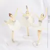 520 Día de San Valentín Elegante Figura de Niña Bailarina de Ballet Celebridad de Internet Hermosa Niña Hada Cinta Decoración de Pastel Muñeca