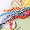 Pendientes vintage hechos a mano con cuentas de colores, esmalte de colores, material para pendientes, accesorios, diseño de flor sándwich