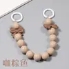 Colgante de cuentas redondas con lazo de pintura de goma, cadena para funda de teléfono móvil, hecho a mano, con cuentas, adornos colgantes de joyería de mano.