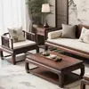 Novo Estilo Chinês Noz Preta Norte-Americana Cama Arhat Sala de Estar Sofá de Madeira Maciça Combinação Estilo Zen Apartamento Grande Cadeira Longa Arhat Simples