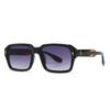 Gafas de Sol de Moda Transfronterizas Europeas y Americanas Rice Staring para Hombre, Modernas Retro de Montura Pequeña y Cuadrada, Gafas de Sol para Mujer 6029