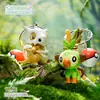 Chaveiro Oficial de Mercadoria Pokémon Série de Pingentes 3D Fofos para Mulheres