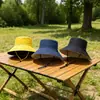 Sombrero de Pescador Coreano de Moda con Ala Ancha, Secado Rápido, Doble Cara, Protección contra el Viento y el Sol para Exteriores, Versátil y Plegable, Venta al por Mayor desde el Fabricante