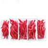 150 Set de Lombriz Roja Luya Caja Cebo Falso Luya Cebo Blando Lombriz de Tierra Lombriz Roja Pequeña Simulación Cebo para Peces
