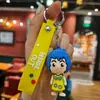 Nova equipe secreta da mente segunda geração INSIDE OUT chaveiro de desenho animado pingente personalidade borracha macia animação pequeno presente
