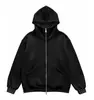Sudadera con capucha y cremallera de lunares de doble cara estilo coreano para mujer, cárdigan chaqueta casual holgado simple reversible