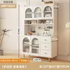 Aparador de Cozinha Armário de Armazenamento Doméstico Combinação Montado na Parede Integrado Armário de Vinho à Prova d'Água Armário de Armazenamento para Sala de Estar Armário de Cozinha
