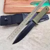 Cuchillo para Camping y Senderismo, Cuchillo Recto de Acero Integrado con Funda K, Alta Dureza, Cuchillo Multifuncional Portátil, Cuchillo Táctico para Partir, Cuchillo de Caza