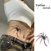 Adesivos de Tatuagem Aranha Vermelha à Prova d'Água Mini Adesivos de Tatuagem Personalizados Simulação Maquiagem de Halloween