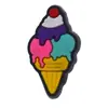 Nuevo Lindo Dibujo Animado de Helado Parche de Goma Suave de PVC Funda para Teléfono Accesorio para el Cabello Broche Accesorios para Joyería DIY