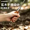 Herramienta para recolectar hongos al por mayor: gancho de doble diente de acero inoxidable para recoger setas al aire libre, resistente a la corrosión, mango largo, no requiere doblarse, rastrillo para setas