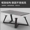 Mesa de Recepción Cuadrada para Balcón de Apartamento de Alquiler Moderno Mesa Baja Mesa de Té Comercial Mesa de Café para Apartamento Pequeño Sala de Estar Simple