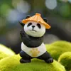 Novo Modelo Panda Figura de Mão Caixa Surpresa Panda Fofo Travesso Quadro Bebê Panda Micro Paisagem DIY Paisagismo Ornamento