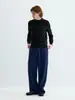Yutang "Mezcla de Modal y Nylon" Simple Cuello Alto Básico Ropa Interior de Punto Otoño Invierno Suéter de Manga Larga