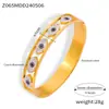 Pulsera Japonesa y Coreana Ojo del Diablo Nuevo con Diamante Azul Acero de Titanio Moda Personalidad Irregular Lujo Ligero Pulsera para Mujer
