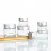 Frasco de Vidro Transparente para Creme 100g Frasco para Creme Facial 50g Frasco para Creme para os Olhos Pote Transparente para Máscara Frasco para Embalagem Cosmética