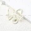 Llavero de Moño Pintado de Colores Broche de Resorte Clip para Perro Accesorios DIY Colgante Cadena para Teléfono Clip para Bolsa Regalo de Graduación
