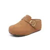 Zapatos Mula de Suela Gruesa para Mujer Augushiden 2026 Otoño Punta Cerrada Suela Suave Slip-Ons Cómodos para Personas Perezosas Zapatillas Casuales Medias