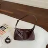 Bolsa de Mão Casual Simples Transfronteiriça Nova Pequena de Nicho Moda para o Dia a Dia Bolsa de Axila Texturizada Versátil de Ombro Único Transversal