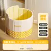 Bañera plegable estilo respaldo para adultos, engrosada, temperatura constante, bañera plegable para uso doméstico