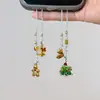 Nuevo Colgante de Borla con Cuentas de Mariposa y Delfín Estilo Chino, Moderno y Versátil para el Viaje Diario, Cadena para Teléfono Única y Creativa