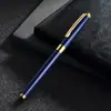 Bolígrafo metálico de firma para negocios regalo de oficina para empresa bolígrafo para firma bolígrafo de gel para registro de reuniones nombre logo grabado