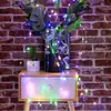 Luz LED de alambre de cobre para árbol de agua corriente enredadera luz de cola de caballo luz impermeable para exteriores luz de cascada luz decorativa para árbol de Navidad al por mayor